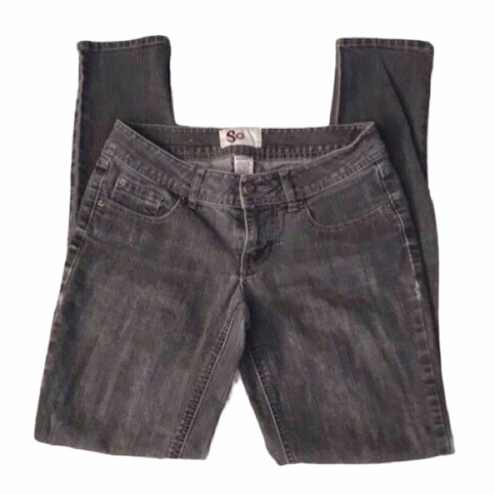 β¨HPβ¨ SO Skinny Jeans Black Wash Small 5 Average - Picture 1 of 8